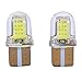 Produktbild Qiilu 2x Weiß T10 194 168 W5W 1 Watt 8 SMD COB Super Helle SILICA LED Glühbirne DC 12 V
