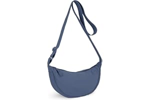 YingStar Women Dumpling Bags Women Men Crescent Bag Girl Cross Body Bag Half Mooon Bag Nylon Crossbody Bags Ladies Chest Bag Mini Shoulder Bag Women Crossbody Sling Bag Phone Bag Casual Hobo Bag