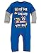 Hatley Baby-Boys Infant Graphic Rock Band Romper, Blue, 12-18 Months