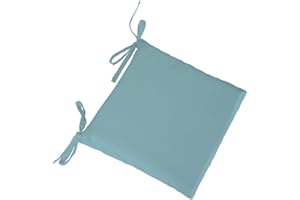 MYVORREI Cuscino Sedia cm 40x40 h 4 Fodera Tinta Unita Cotone 100% Interno WF spessore cm 4 sfoderabile in 30 Colori Realizzabile su Misura