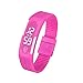 Produktbild OverDose Damen Herren Gummi LED Uhr Datum Sports Armband Digital Armbanduhr (C-Hot pink)