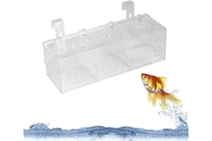 YOUTHINK Fischzuchtkasten, Aquarium Fischzucht Box Acryl Fisch Isolation Brutstötte Mit Saugnöpfen Zuchtbox Acryl Layer Fische Aufzuchtbehölter für Aquarienfische für Babys Kleine Fische Garnelen