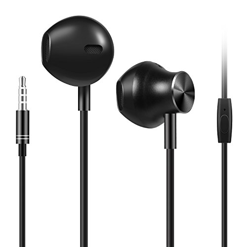In Ear KopfhÃ¶rer Bass Kabelgebundene Headsets - SURWELL In Ears KopfhÃ¶rer In Ear bass mit 3,5mm Klinkenbuchse fÃ¼r iPhone Samsung andere Smartphones (Schwarz)