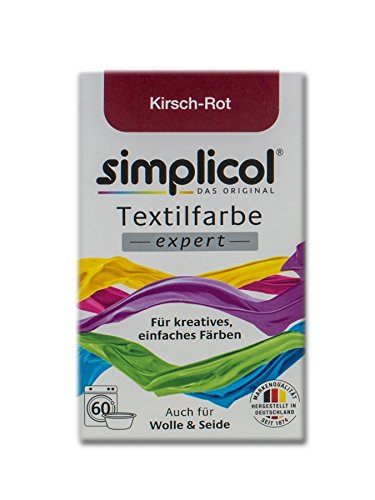 Simplicol 1704 Textilfarbe Expert, Kirsch-Rot (K5/2)