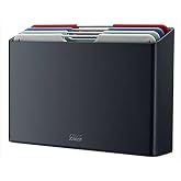 Joseph Joseph Folio Regular Kesme Tahtası Seti, Grafit, Sahil Grisi