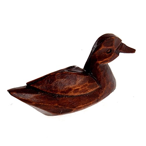 Holz Home Küche Ente geformt Löffel Gabel Cutter Stäbchenbank Halter - 2