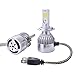 Produktbild XCSOURCE® 2Stk 10000LM 55W LED Auto Scheinwerfer H7 Halogen Lampen Birne Eingebauter Kühlventilator 6000K weißes LD974