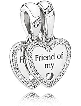 PANDORA Herz Anhänger Silber Zirkonia 