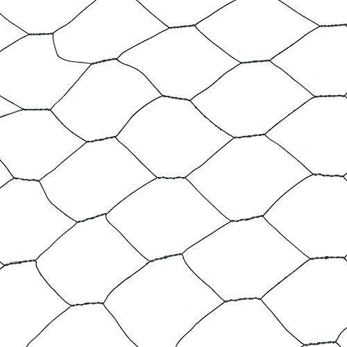 anaterra Maschendrahtzaun Volierendraht Maschendraht Hasendraht 50 cm x 25 m grün - 3