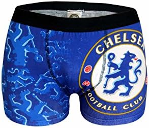 Mens Official Chelsea Football Club Printed Boxer Shorts Size S,M,L,XL