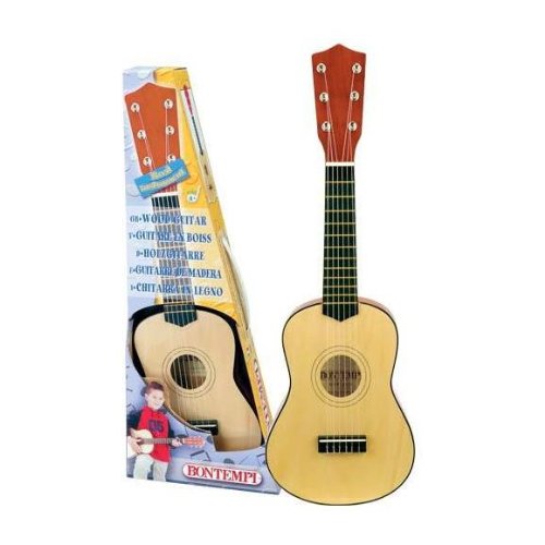 Preisvergleich Produktbild Bontempi Klassische Holzgitarre mit 6 Saiten GSW55.2
