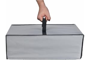 AF-WAN Antistatico impermeabile antipolvere per stampante multifunzione HP DeskJet 4220e HP DeskJet 4120e (grigio argento)