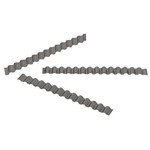 SBS Estrichklammern Wellenverbinder gewellt 70 x 6mm Rissbrücke 50 Stück Gießharz Epoxi Estrichverbinder - 2