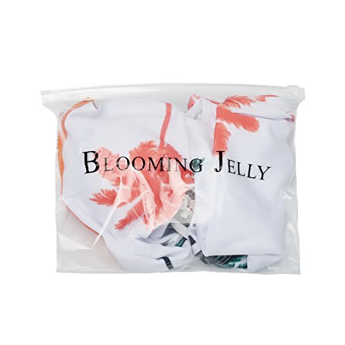 Blooming Jelly Damen Kokosnuss-Baum-Druck mit hoher Taille Bikini-gesetzter Badeanzug - 6