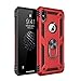 Produktbild Caseitnow - Kompatibel mit iPhone - magnetische, stoßfeste Adsorption, Harte Rüstung mit Ständer und Kfz-Halterung für iPhone, XR, rot