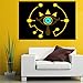 Produktbild KingJob Janpanese Video Game Die Legende Von Zelda Bedruckter PVC-Poster-Wandaufkleber (50 × 70 cm, 19,6 Zoll × 27,5 Zoll) (anpassbare Größe Oder Bedruckung) (Sheikah Slate,50 x 70 cm)