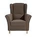 Produktbild Max Winzer 2955-1100-2051753-F01 Ohrensessel Agnetha, Holz/Polyätherschaum, Sahara, 85 x 94 x 105 cm