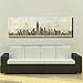 Produktbild Moderne Abstrakte Kunst Leinwand Malerei Handmalerei New York Und Paris Auf Leinwand Ölgemälde Für Zuhause Wanddekoration   Rahmenlose 30x90 cm Rahmenlose PC2793