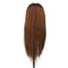 Hairdressing 99% Professional Real Human Hair 26 Inch,CoastaCloud Training Mannequin Head Hairdresser Human Hair with Clamp