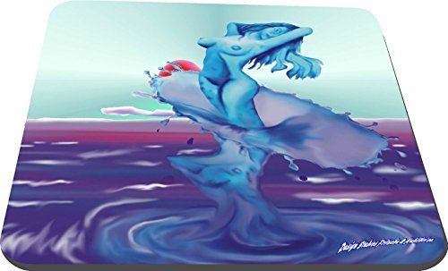 Preisvergleich Produktbild Mousepad mit Meerjungfrau Nixe im Strudel Fantasia Erotic Motiv