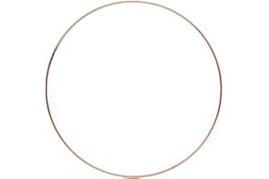 CRAFTY CAPERS 406mm (16in) Copper Metal Ring for Crafts - Wreath & Flower Hoop