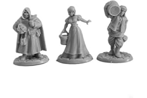 ZYZYZK Pechetruite 1 x Townsfolk Farmhand Cartographer - Reaper Bones Miniatura para Juego de rol Guerra - 77737