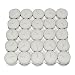 AromaMusk Wax Tea Light Candles, Unscented (Set Of 50, 4 Hours Burn Time) RS.209.00