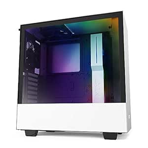 Buy Nzxt H510i Compact Atx Mid Tower Pc Gaming Case Front I O Usb Type C Port Vertical Gpu Mount Tempered Glass Side Panel Integrated Rgb Lighting Water Cooling Ready White Black Online At Low Prices In India Nzxt Amazon In