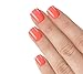 Elegant Touch Pre-Glued Express Nails, Polished Coral