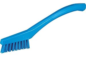 Vikan 44013 Very Hand Detail Brush, Blue, 205 mm Length, 20 mm Width, 40 mm Height