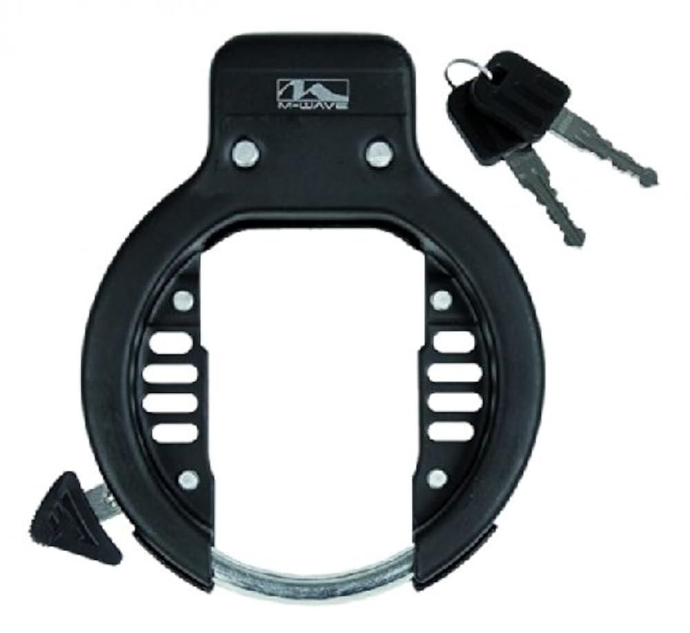 Schloss Fahrradschloss Rahmenschloss 'Ring' schwarz neu Rahmen M-Wave