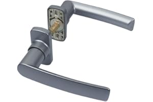 Fapim Benelux Béquille Double Hera FAPIM Carré de 8-Profil 40 à 55 mm-Gris anthracite-2041I_Mr