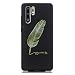 Produktbild LeviDo Kompatibel für Huawei P30 Pro Hülle Silikon Bumper Neu Hüllen Schutzhülle Kreativ für Huawei P30 Pro Weich Gummi Ultra Dünn Stoßstange Schwarz Handyhülle Cover, Feder