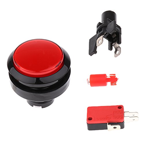 Preisvergleich Produktbild MagiDeal Arcade Taster Aktionstaster LED Push Button Automat f. Arcade Games