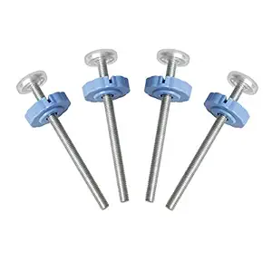 FCHO 4 Pack Baby Gate Extra Long M8 (8 mm) Spindle Rods for Pressure, Baby Gates Accessory Screw Bolts Kit, Replacement Parts for Pressure Mounted Baby and Pet Safety Walk Thru Gates