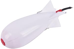 JINGAN Distributeur D'Pêche,Mangeoires Pêche Spod en Forme Fusée | Bombes Spod, Conteneur Support D'appât Leurre Flotteur, Mangeoires Granule Spomb Accessoires Pêche Posi