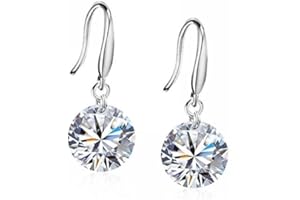 Beitsy Lily Jewelry 925 Sterling Silver Swarovski Crystal Elements Drop Earings