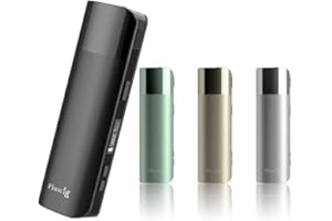 Pluscig S10 Tabakerhitzer,ICT-Chip-Technologie,250℃-390℃,3500mAh langer Akku für 50 Sticks(200℃，180S), OLED-Display,einstellbare Temperatur, Luxus-Metallgehäuse (Exquisites Schwarz)