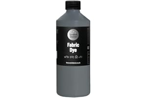 THE SCRATCH DOCTOR Scratch Doctor Liquid Fabric Dye Easy to Use Textile Paint for Sofas, Furniture, Clothing, Canvas, Shoes, Denim and More 23 Colours Available (Grey, 250ml)