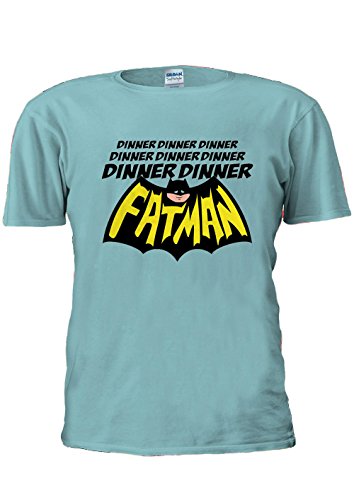 Download Fatman Dinner Dinner Funny Fat Man Bat Unisex T Shirt Top Men Women Ladies-L Download Fatman Dinner Dinner Funny Fat Man Bat Unisex T Shirt Top Men Women Ladies-L