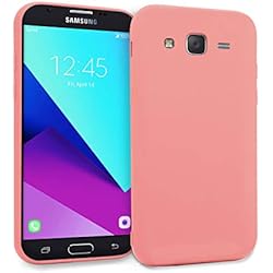 MyGadget Funda Slim para Samsung Galaxy J7 [2016] en Silicona TPU - Anti Rasguños - Carcasa Protectora Ultra Delgada [ 1,2 mm ] cómoda - Rosa