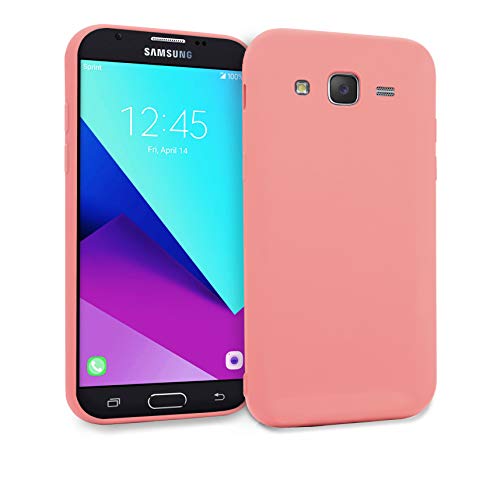 MyGadget Funda Slim para Samsung Galaxy J7 [2016] en Silicona TPU - Anti Rasguños - Carcasa Protectora Ultra Delgada [ 1,2 mm ] cómoda - Rosa