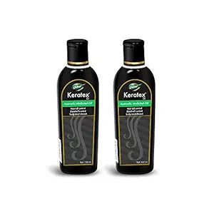 Dabur Keratex Oil Ayurvedic Medicinal Oil - Reduces Hairfall by 56.5% -100 ml (Pack of 2)