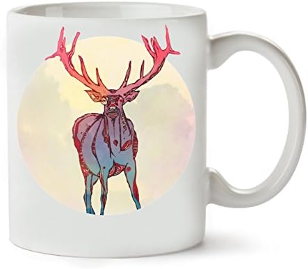 Zombie Stag Hipster Fashioned Artwork Classic Tea Coffee Mug
