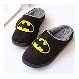 OMFGOD Hommes Femmes Hiver Home Chaussons Chaud Anti-Dérapant Intérieur Soft Confort Coton Lycra Lovers Marbre Chaussures