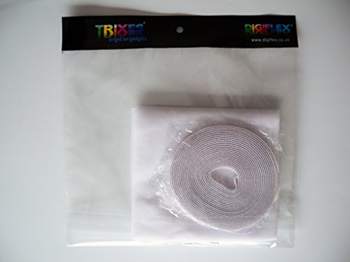 TRIXES weißes Insekten/Moskitogitter/-netz-Set für Fenster und Türen - 5