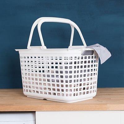 Lakeland Wäschekorb, leicht transportierbar,Polypropylen, bis 25kg, 45×31,5x27cm - 4