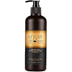 Argan DeLuxe Aceite de Argan Curling y Crema para la definición de rizos, 240ml, Cuidado del cabello Premium