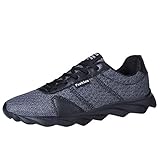🍀Sneaker Outdoors Straßenlaufschuhe Sports- Viele Farben Slip On Sneakerufschuhe Herren, Männer Weben Sportschuhe Soen Schuhe Weiche Sohle Turnschuhe Som Sneaker e Rund Zeh Flach Freizeitschuhe Herren, Casual Sneaker Motorradschuhe, Motorrad Freizeitschuhe mit Anti-Rutsch-Sohle, Motorrad-Stiefel Verstärkter Knöchelbereich, Atmungsaktives Futter Damen Sneaker Herren Sneaker Sneaker Damen Mann Ausgefallene Kuschelsoen