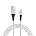 Produktbild USB C Kabel, Typ C Kabel, Haltbares Nylon Datenleitung Type-c Ladekabel für Smartphones, Samsung Galaxy, HTC, Huawei, Sony, Nexus, Nokia, Kindle und mehr (Weiß)